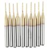 10pcs Milling Cutter 1mm CNC Carbide End Mill Engraving