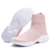 Spring and Autumn New Fashion Casual Ultra Light Women's Boots Trend Comfortable Flying Weaving Large Size Socks Shoes