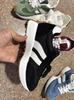 2026 Spring Women's Casual Leather Sneakers with Thick Soles and Slim Waist, Size 43.
