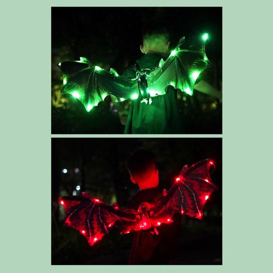 Электрические крылья бабочки, светящиеся крылья принцессы-феи с музыкальным освещением, нарядные крылья ангела, аксессуары для костюма для девочек, домашних животных