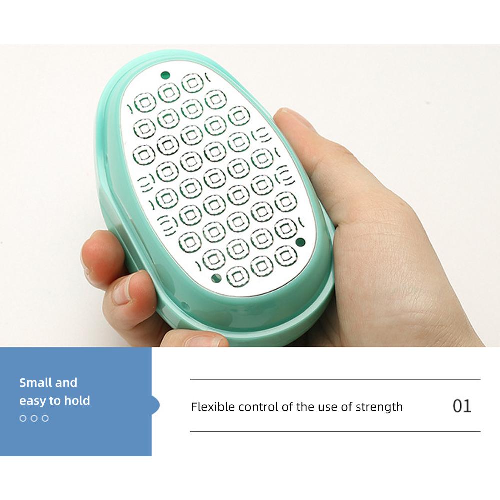 3-в-1 шлифовальная машинка для ног из нержавеющей стали, отшелушивающая пилка для ног, моющаяся, прочная, ручная, домашний инструмент для ухода за ногами