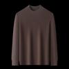 Yiliteng Men's Lambswool Blend Thickened Pullover Sweater