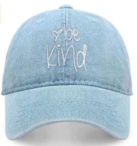 Be Kind Trendy Womens Baseball Cap Unisex Fashion Cotton Style Fun Inspirational Saying Seasonal Outdoor Travel Headwear