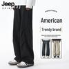 JEEP SPIRIT Men's Autumn/Winter Loose Straight Wide-Leg Casual Pants