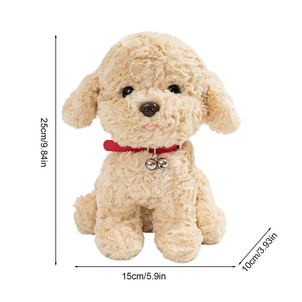 Plush Robot Puppy Interactive Animal Toy Robotic Puppy Dog Realistic for Boys Girls Family Friends Youth Teens Birthday