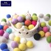 100Pcs 20Mm 100% Wool Felt Balls Diy Balls Hanging Accessories Candy Color Pom Pom Ball For Kids Party Crafts Children'S Toys
