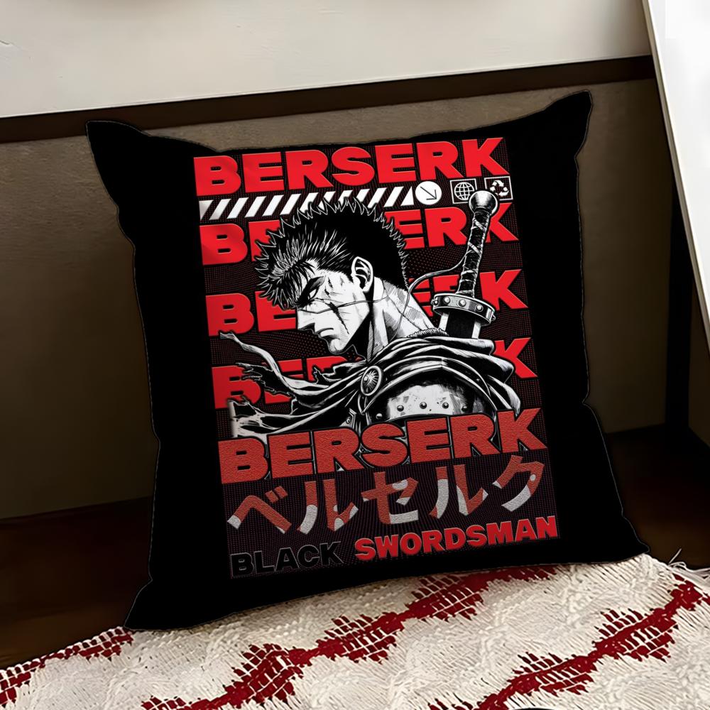 Cool BBerserkS Cushion Cover Reversible Soft Durable Pillow Cover Home  Car MultiScene Use for Daily Comfort