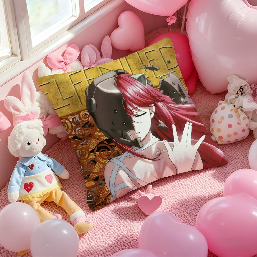 Аниме E-Elfen L-Lied Наволочка с принтом узора для дивана в гостиной и декора спальни