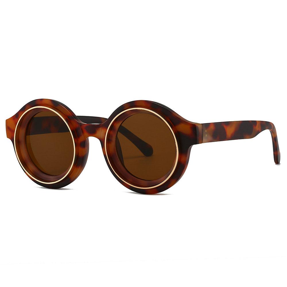 Fashion Vintage Round Sunglasses ladies For Men Sun Glasses Punk Shades Luxury  Designer Classic Steampunk Shades UV400