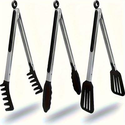 3 шт./комплект кухонный зажим для спагетти зажим для Lo Mein зажим для барбекю против ожогов зажим для жареных овощей зажим для стейка хлеба салата запеченная еда