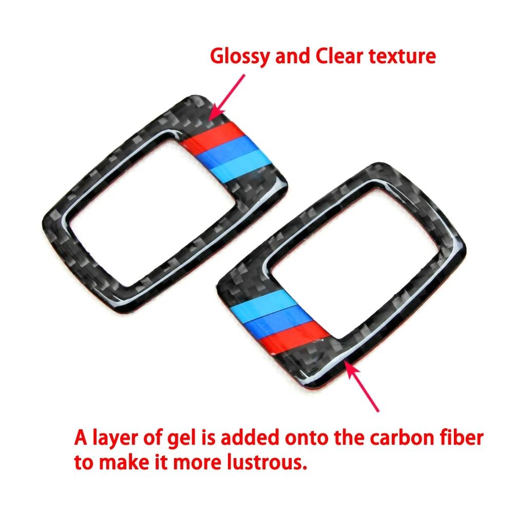 Рамка переключателя двери автомобиля, окна, накладка из углеродного волокна, набор наклеек для литья, для BMW F20 F30 F34 F36 F48 1 3 4 Series