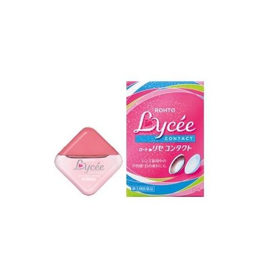 Rohto Lycee Contact глазные капли при ношении контактных линз, 8 мл