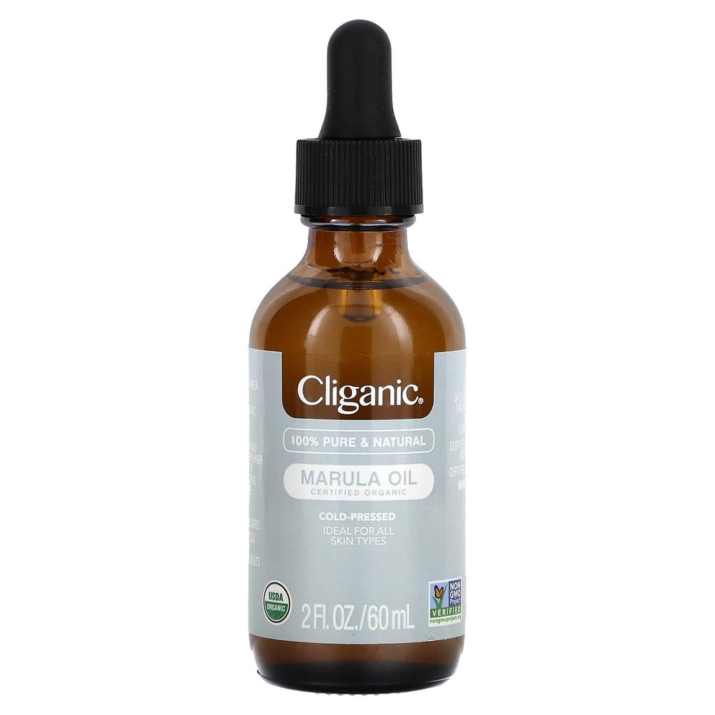 Cliganic 100% Pure & Natural, Marula Oil, 60ml (2fl Oz)