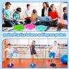 Blue Yoga Pilates Balance Pad - Non-Slip Surface for Stability Training
