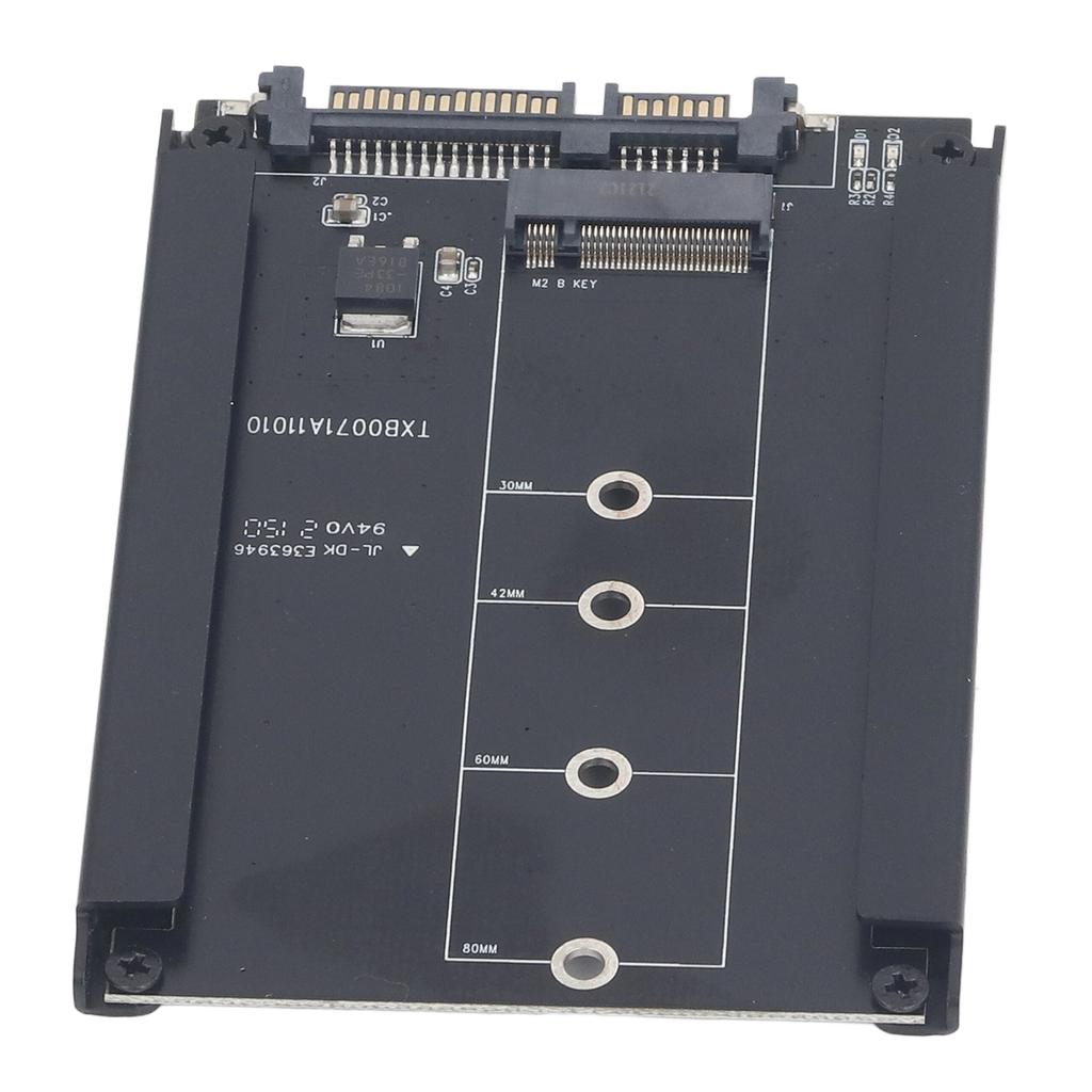 M.2 B Key To SATA3 Adapter Card Professional High Speed Transmission 6Gbps M.2 B Key To 2.5 Inch