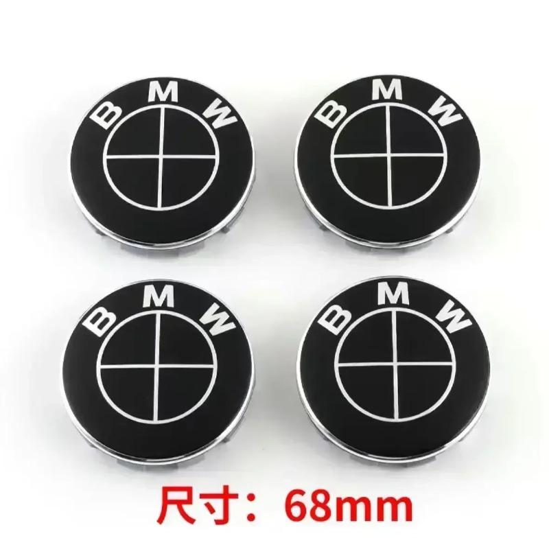 4 шт. 56 мм 68 мм ABS Модный значок BMW Для колпаков ступиц колес BMW Для BMW 3 серии 5 серии E60 E90 F10 F30 E46 E39 X5 E53 E70 E38 Z