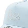 Детская кепка New Era Mesh Cap Youth 9FORTY Trucker 14666046 NER33K1806 Светло-голубая со стразами Логотип в виде флага Эксклюзив ONSPOTZ Девочки Детская шляпа 9FORTY 940 Стильная