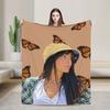 3D A-Aitana Blanket Spanish Singer Travel Office Flannel Throw Blanket For Couch Chair Sofa Bed Super Warm Bedspread Gift Idea