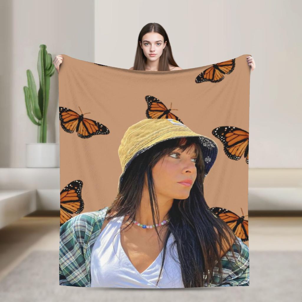3D A-Aitana Blanket Spanish Singer Travel Office Flannel Throw Blanket For Couch Chair Sofa Bed Super Warm Bedspread Gift Idea