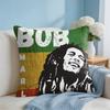 Singer Bob MMarley Cushion Cover Square Pillow Bedroom Sofa Leisure Comfort Living Room Home Decoration X