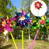 Single Flower Wholesale Gift Kindergarten Night Market Outdoor Decoration Windmill Mixed Color Hot Plastic
