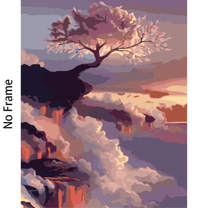 Изысканный набор для рисования по номерам своими руками для детей и взрослых с экологически чистыми акриловыми красками