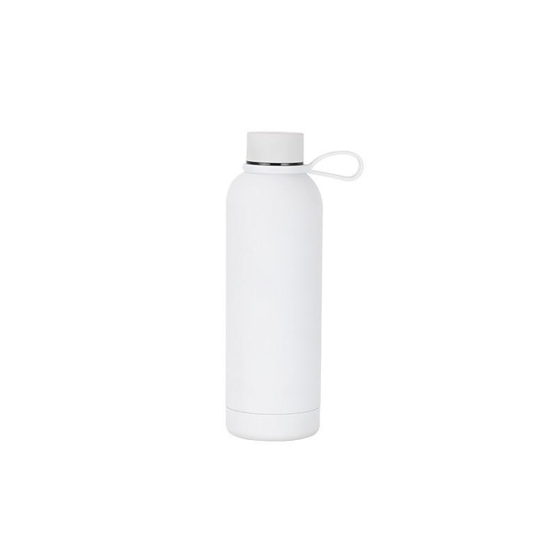 Stainless Steel USA Style Small Mouth Bottle Outdoor Sports Portable Thermos Cup Lifting Ring Water Bottle