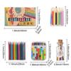 Painting Tools Dollhouse Decoration Doll Colorful Crayon Miniature Color Pencil Dolls Accessories