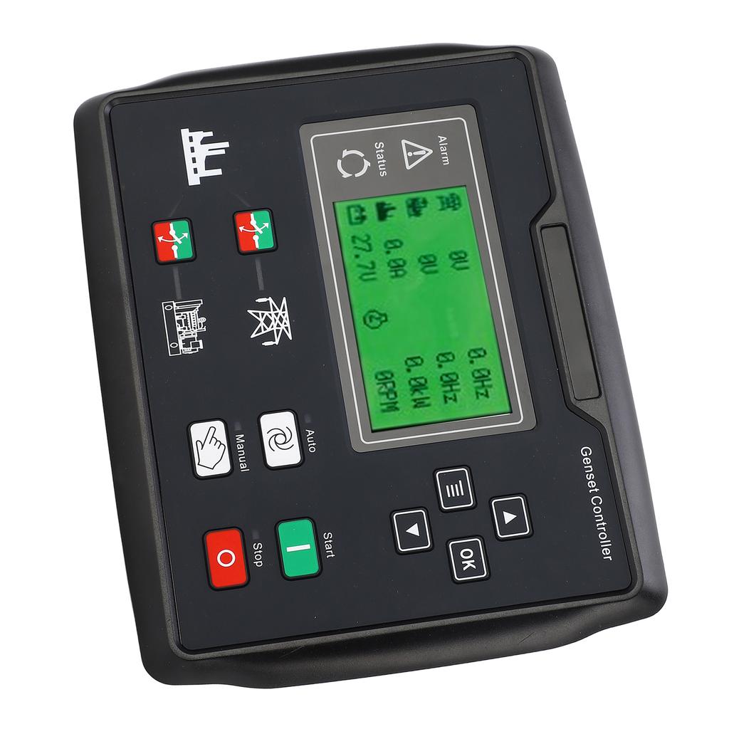 Контроллер дизель-генератора Автоматическое обнаружение запуска Несколько языков Панель управления генераторной установкой 15?360В