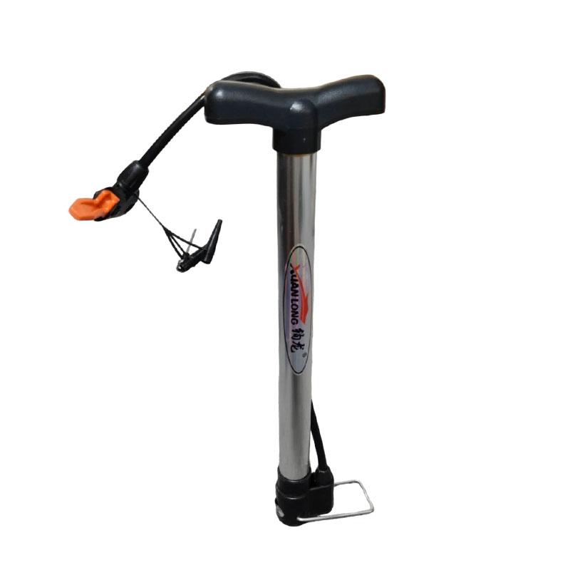 1pcs Home Convenient Bicycle Pump Bike Floor Pump with Gauge Inflator Portable Tire Pumps for Ball Bike Pumps Bike Accessories