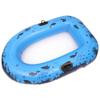 CAWKAY See-Through Boat Float with Transparent Bottom, Perfect for Underwater Exploration, Swimming, Rafting, Kayaking, and Floating (Sea Blue)