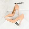 Fashion Fashion Lady Pointed Toe Stilettos High Heels Silks Satins Sexy Party Office Shoes for Women Summer Female Pumps