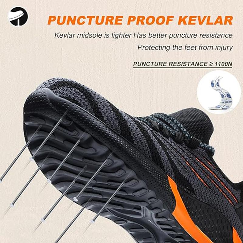 Женская рабочая обувь с металлическим подноском, рабочие ботинки, устойчивые к проколам, защитная рабочая обувь, женские кроссовки для безопасности