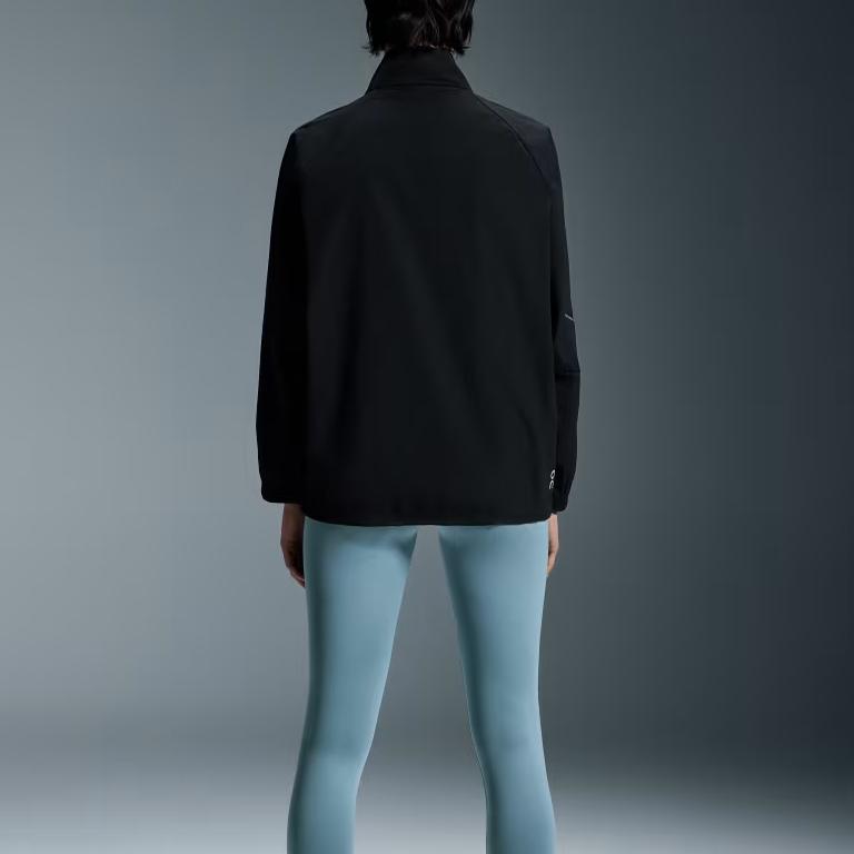 Женская куртка на молнии на весь день 1/2, черная 1WE30410553