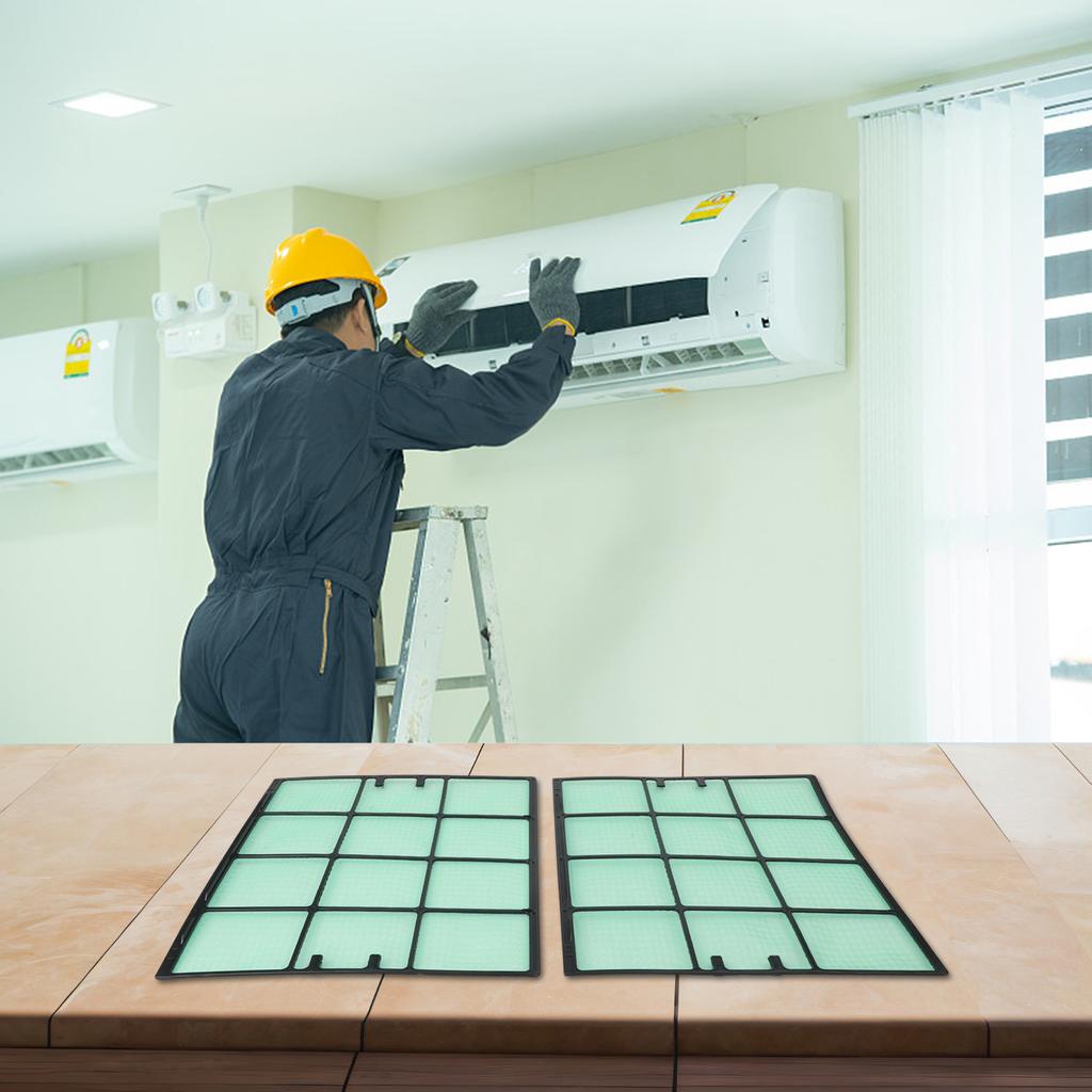 2PCS Air Conditioning Filter for Daikin Models FTXH35 FTXD35 25FV2C FTXS35DV2C Effective Dust Filtration and Health Protection