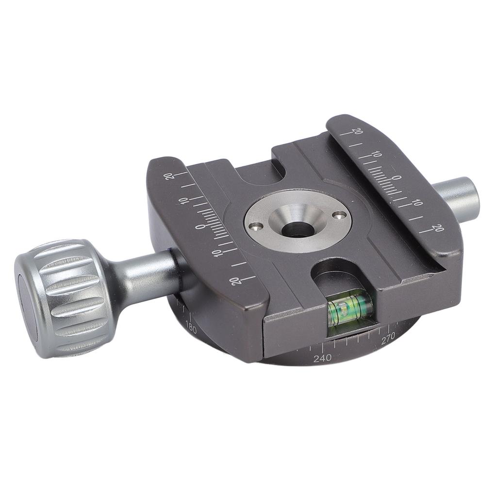 360 Degree Panoramic Tripod Clamp Base Gray Quick Release Clamp Photography Equipment Accessory