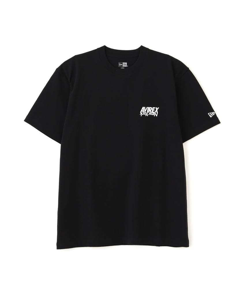 NEWERA NEWERA NEWYORK New Era Short Sleeve New York L 010 Black [Avirex] S/S T-SHIRT T-Shirt 783-4134063 Men's