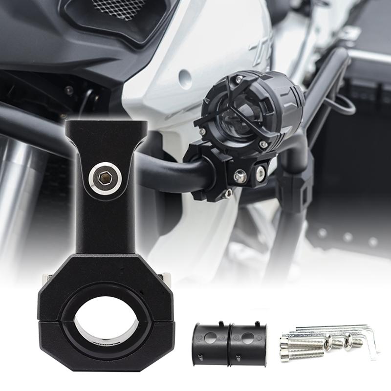 Мотоциклетные светодиодные фары, прожекторы, зажимы, кронштейны, зажим для трубки, комплект крепления для мотоцикла, противотуманные фары, аксессуары для мотоциклов