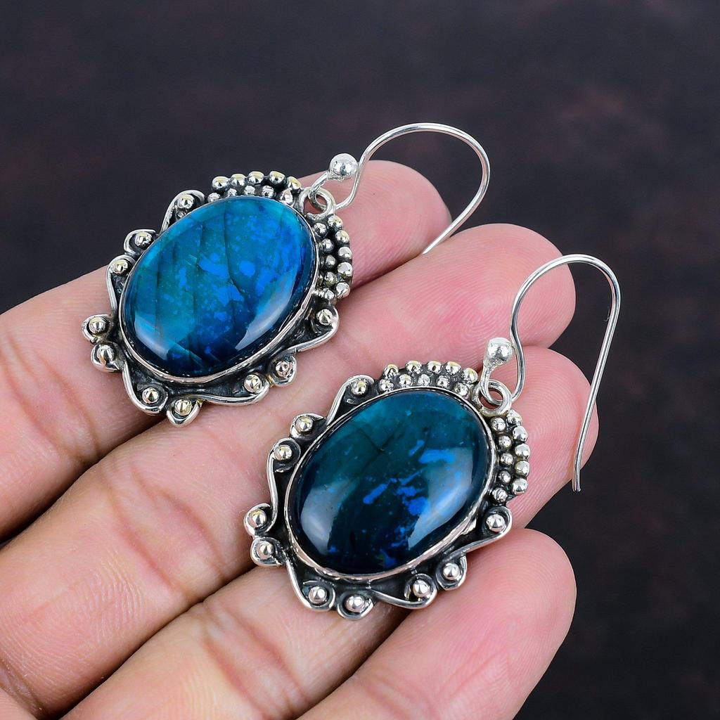 Neon Flash Labradorite Earring Natural Gemstone Jewelry 925 Sterling Silver Earrings Handmade Dangle Earring Designer Jewelry Gifts For Her