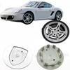 4 шт. 76 мм 65 мм Запасная центральная крышка ступицы колеса Porsche, аксессуары для модификации, подходит для Porsche Panamera Cayenne