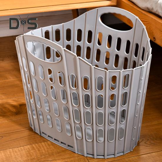 Корзина для белья с эргономичной ручкой, большая вместимость, складная конструкция, вентилируемая многофункциональная корзина для хранения