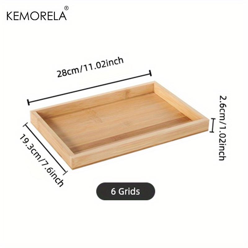 Bamboo Wooden Rectangular Tea Tray Solid Wood Tray Tea Cup Trays Stand Tray Wooden Hotel Dinner Plate Storage Tray Tableware