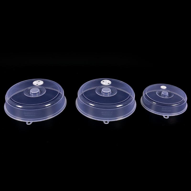 Clear Microwave Plate Cover Food Dish Lid Ventilated Steam Vent Kitchen Cooking