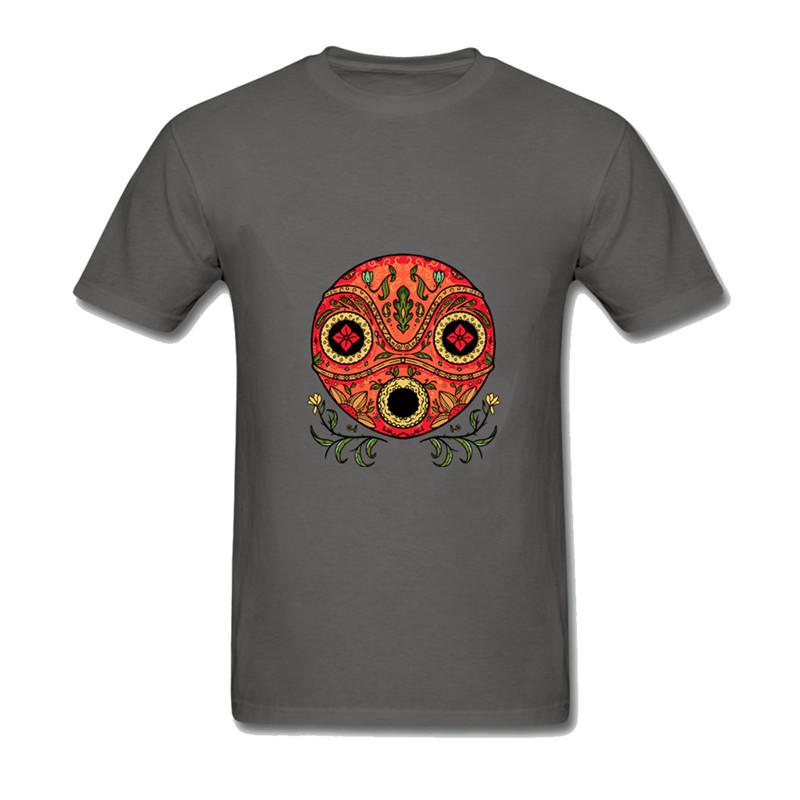 Designer Men T Shirt Funny Dia De Los Mononoke 3D Printed Male Top Tees