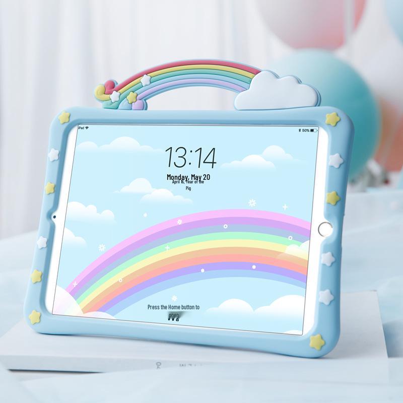 Силиконовый защитный чехол для iPad - Мультяшный дизайн «Уродливая лягушка» для планшетов Air3/4/5 и 10,2/11 дюймов