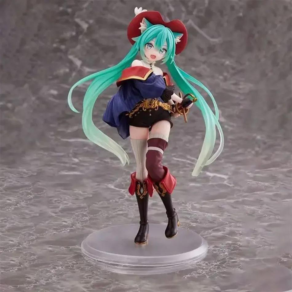 New in Stock Hatsune Miku in A World with Closed Windows Collectible Anime Action Kwaii Miku Figures Model Toys Christmas Giftss
