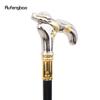 Трость для ходьбы из золотисто-белой ящерицы, модная декоративная трость для джентльмена, элегантная трость для косплея, набалдашник, посох 89 см