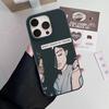 Чехол для телефона с рисунком «Не трогай мой телефон» для iPhone 17 16 15 11 12 13 14 Pro Max Мягкий гофрированный силиконовый чехол