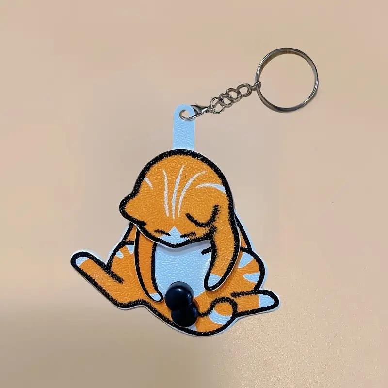 Креативный разборный брелок-котик - Милая вращающаяся игрушка для украшения рюкзака и сумки