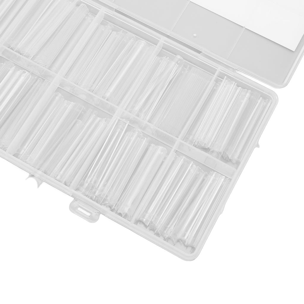 240 шт. Накладные ногти, прозрачные ультрадлинные типсы для ногтей, тонкие типсы с полным покрытием, искусственные типсы для ногтей